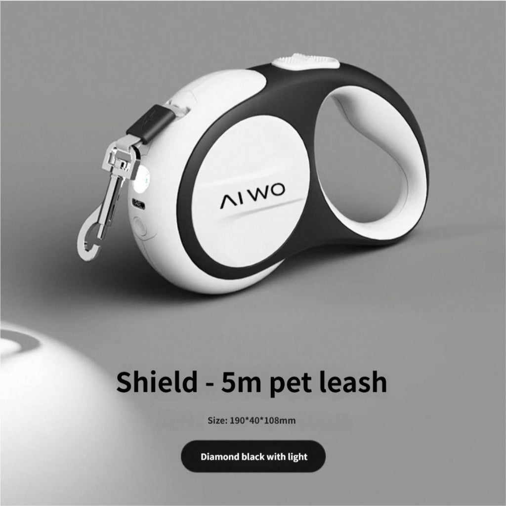FUREVER365 3m/5m Retractable Pet Leash: 150kg Pull Limit LED Light Traction Rope
