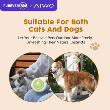 FUREVER365 3m Automatic Retractable Leash: 100kg Strong Traction for Medium Dogs
