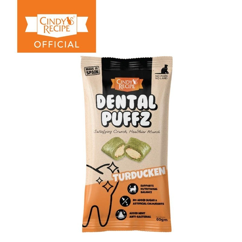 Cindy's Recipe Dental Puffz CatTreats Assorted (60g)