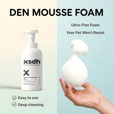 XSDH 500ml Waterless Foam Shampoo: No-Rinse Grooming for Tropical Climate