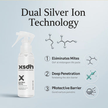 FUREVER365 100ml Nanosilver Pet Skin Spray: Antifungal Antibacterial Treatment