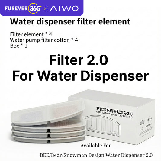 AIWO 2.0 Replacement Filter: Compatible with AIWO Wireless Pet Fountain