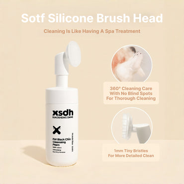 XSDH 120ml Black Chin & Tail Acne Remover: Deep Cleaning Treatment