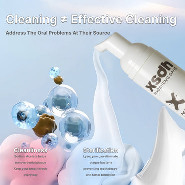 XSDH 60ml Dental Mousse Spray: No-Rinse Teeth Cleaning for Cats & Dogs