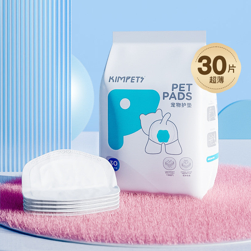 FUREVER365 30pcs KIMPETS Pet Physiological Pad Dog Menstrual Pad Cat Sanitary Liner Leakproof