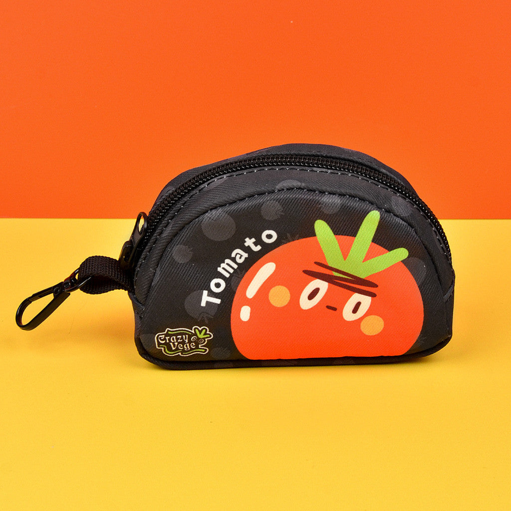 FUREVER365 Fruit Series Pet Poop Bag Dispenser Large Storage Case Dog Waste Bag Holder Pouch Keychain