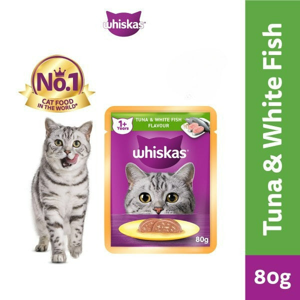 Whiskas Pouch Wet Cat Food For Adult Cat 80g