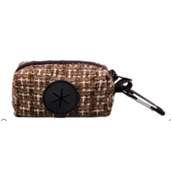 FUREVER365 Soft Plush Pet Waste Bag Dispenser Portable Dog Poop Bag Holder Case Outdoor Walking Bag