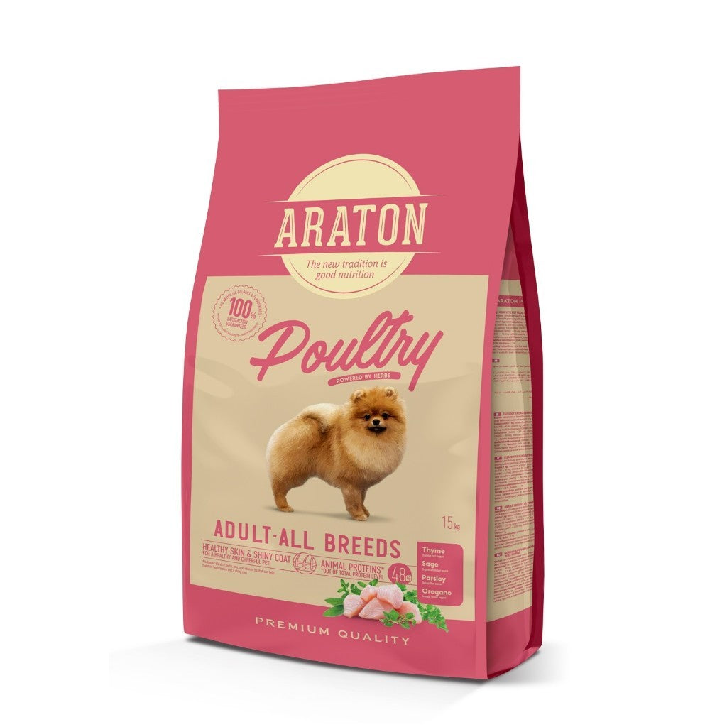 Araton Adult Dog Food 3KG (Poultry / Lamb / Salmon)