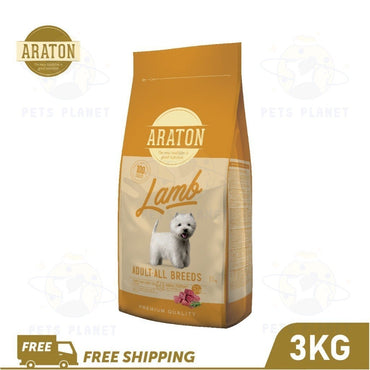 Araton Adult Dog Food 3KG (Poultry / Lamb / Salmon)