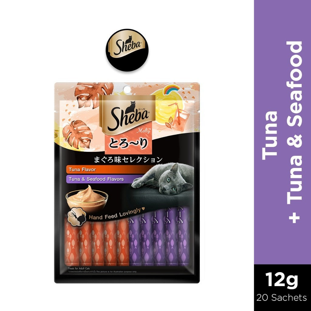 Sheba Melty Cat Treats Adult Cat - Choose Flavor 240g