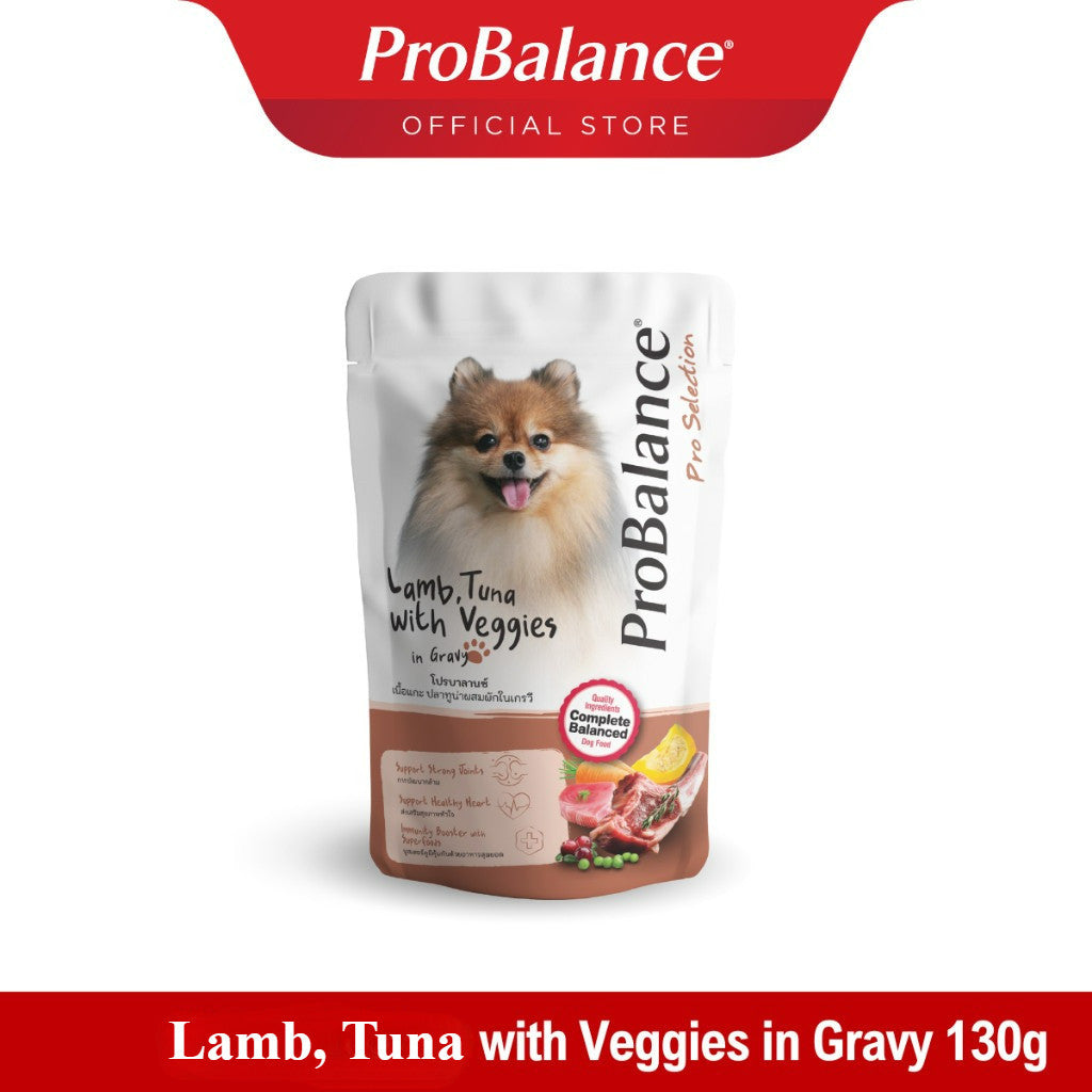 ProBalance 130g Gravy Pouch Wet Dog Food (3 Flavours)