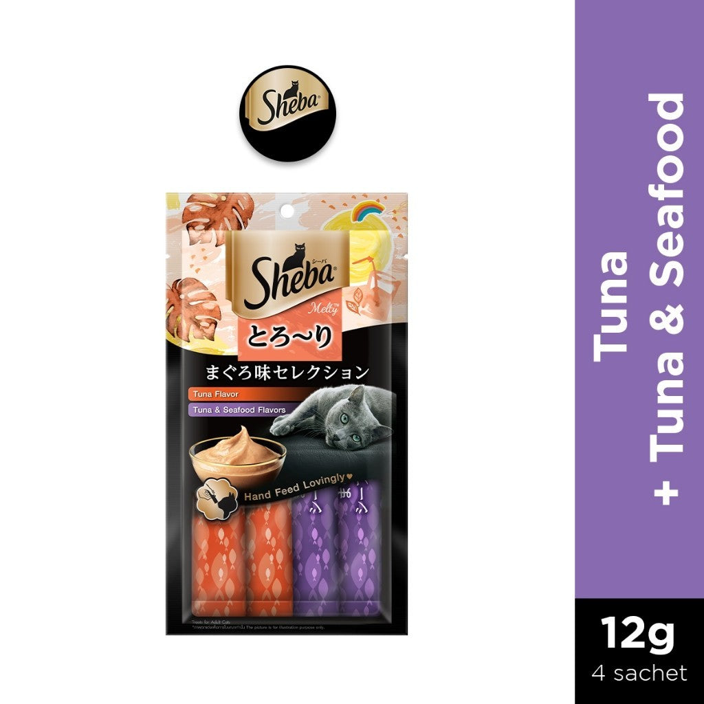 Sheba Melty Cat Treats Adult Cat - Choose Flavor 48g
