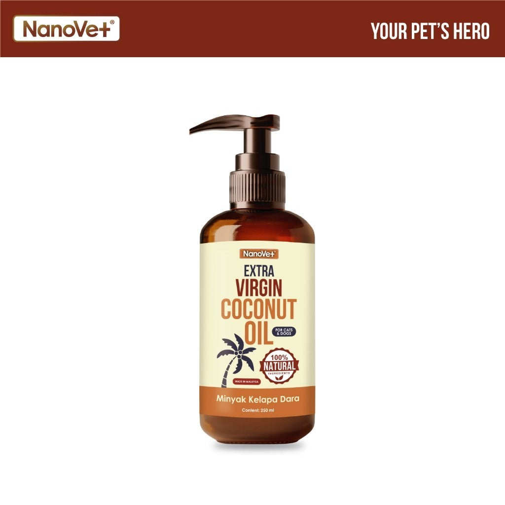 Nanovet® Pet Extra Virgin Coconut Oil For Cat and Dog