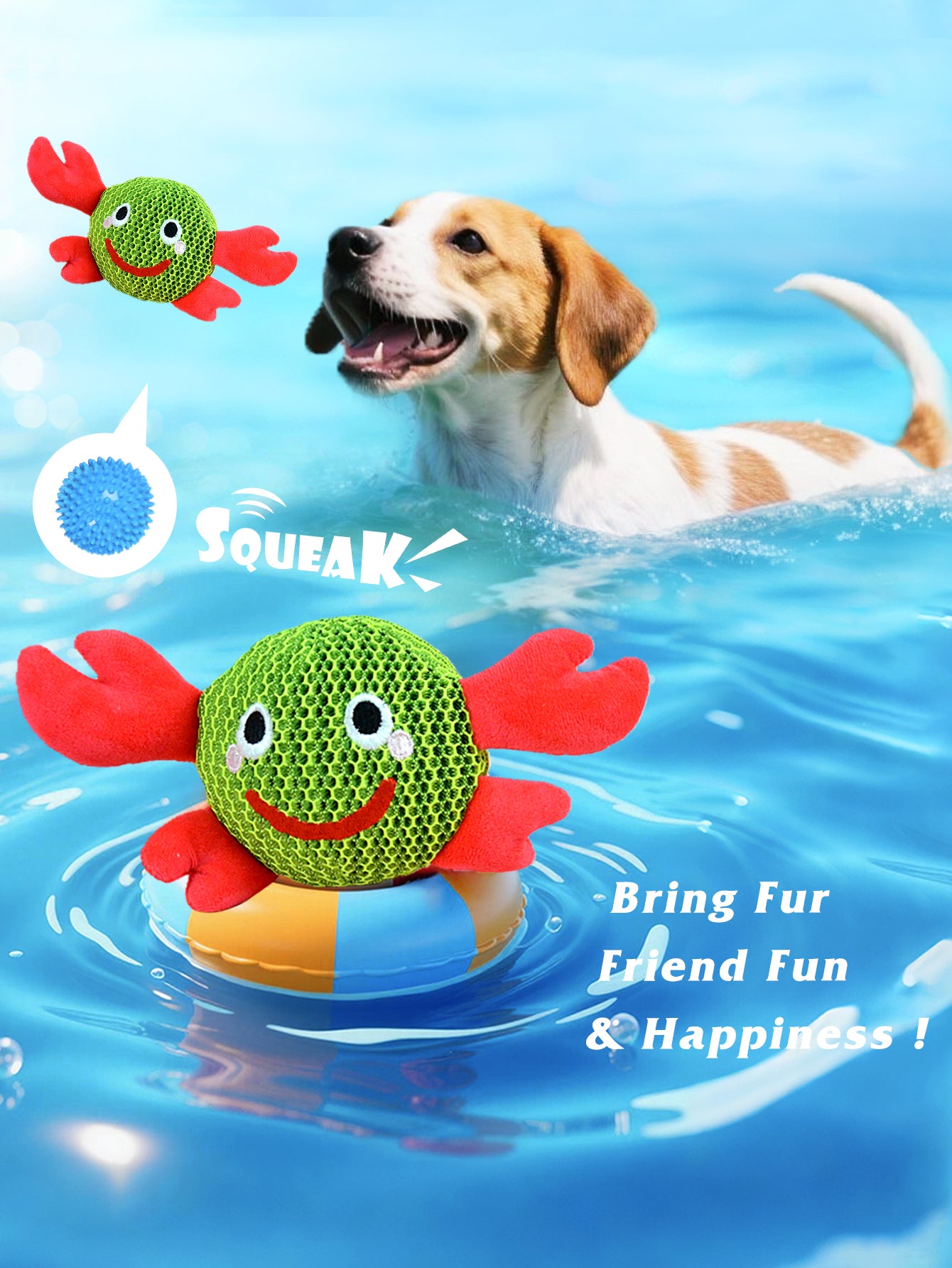DT-2507 TPR poke Ball high-quality pet dog toys