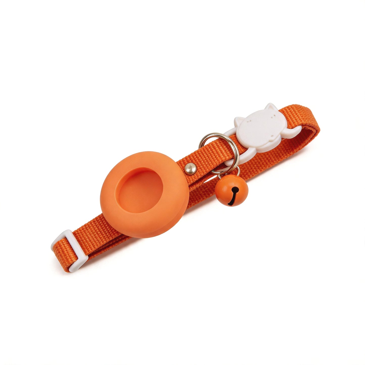 FUREVER365 AirTag Pet Collar Anti-lost GPS Tracker Case Silicone Protective Case Necklace for Cat Dog
