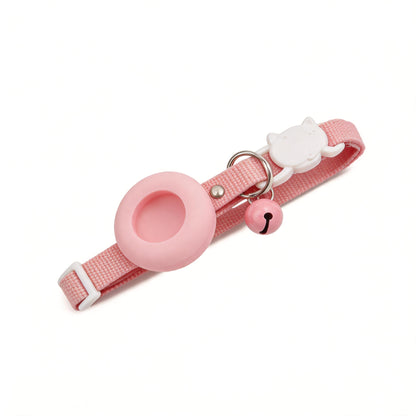 FUREVER365 AirTag Pet Collar Anti-lost GPS Tracker Case Silicone Protective Case Necklace for Cat Dog