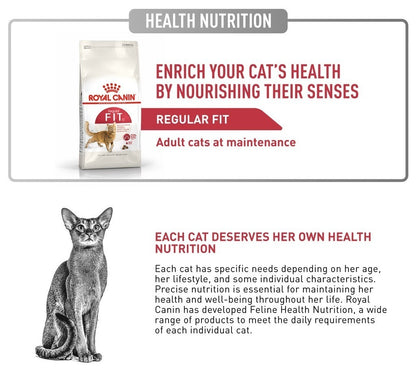 Royal Canin Fit 32 Adult (2kg) Dry Cat Food Makanan Kucing - Feline Health Nutrition