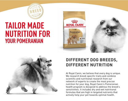 Royal Canin Pomeranian Adult (1.5kg) Dry Dog Food Makanan Anjing - Breed Health Nutrition