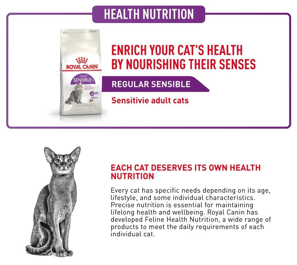 Royal Canin Sensible 33 Adult (400g) Dry Cat Food Makanan Kucing - Feline Health Nutrition