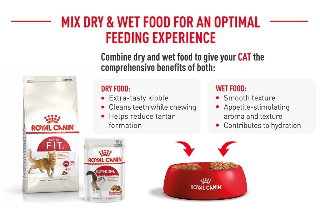 Royal Canin Fit 32 Adult (2kg) Dry Cat Food Makanan Kucing - Feline Health Nutrition