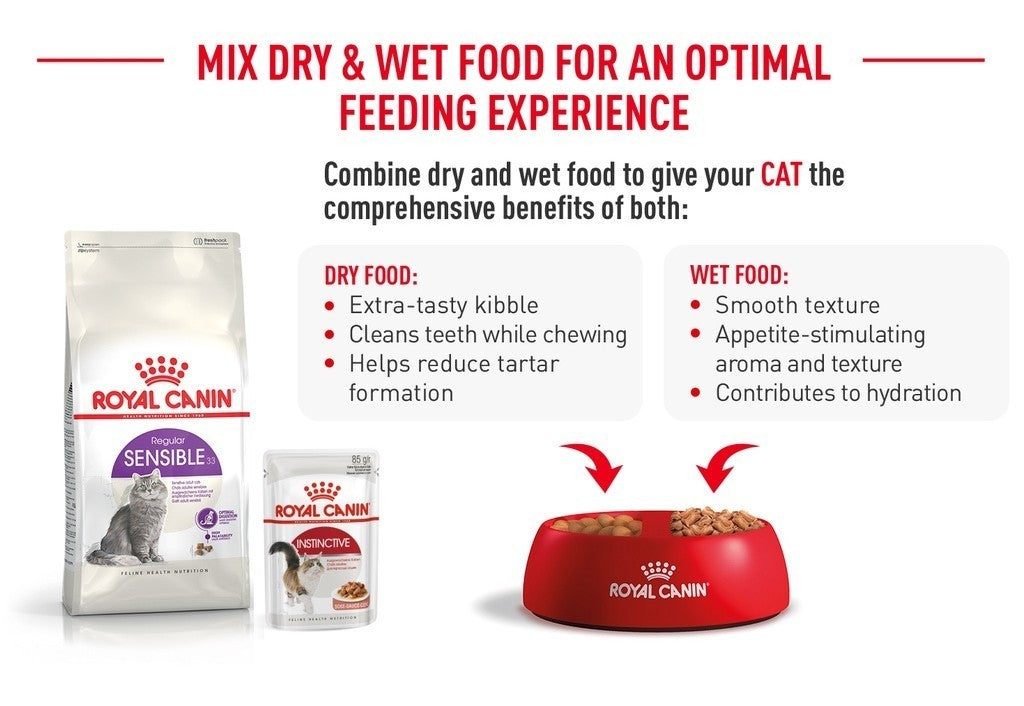Royal Canin Sensible 33 Adult (400g) Dry Cat Food Makanan Kucing - Feline Health Nutrition