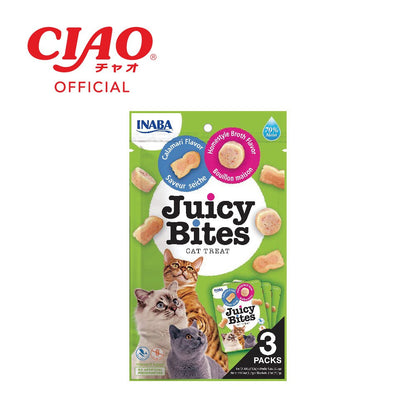 INABA Juicy Bites Cat Treats (1 set x 3 packs)