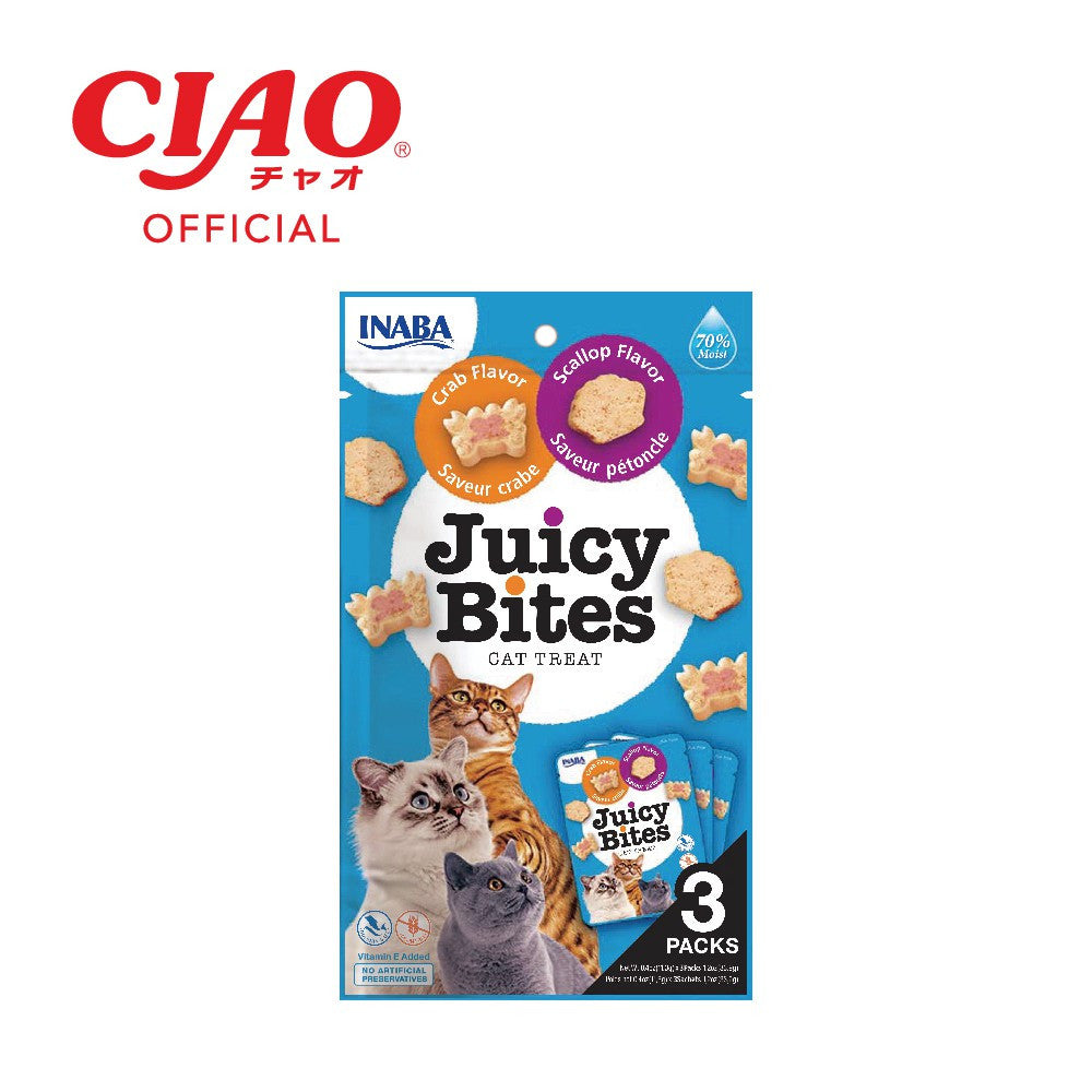 INABA Juicy Bites Cat Treats (1 set x 3 packs)