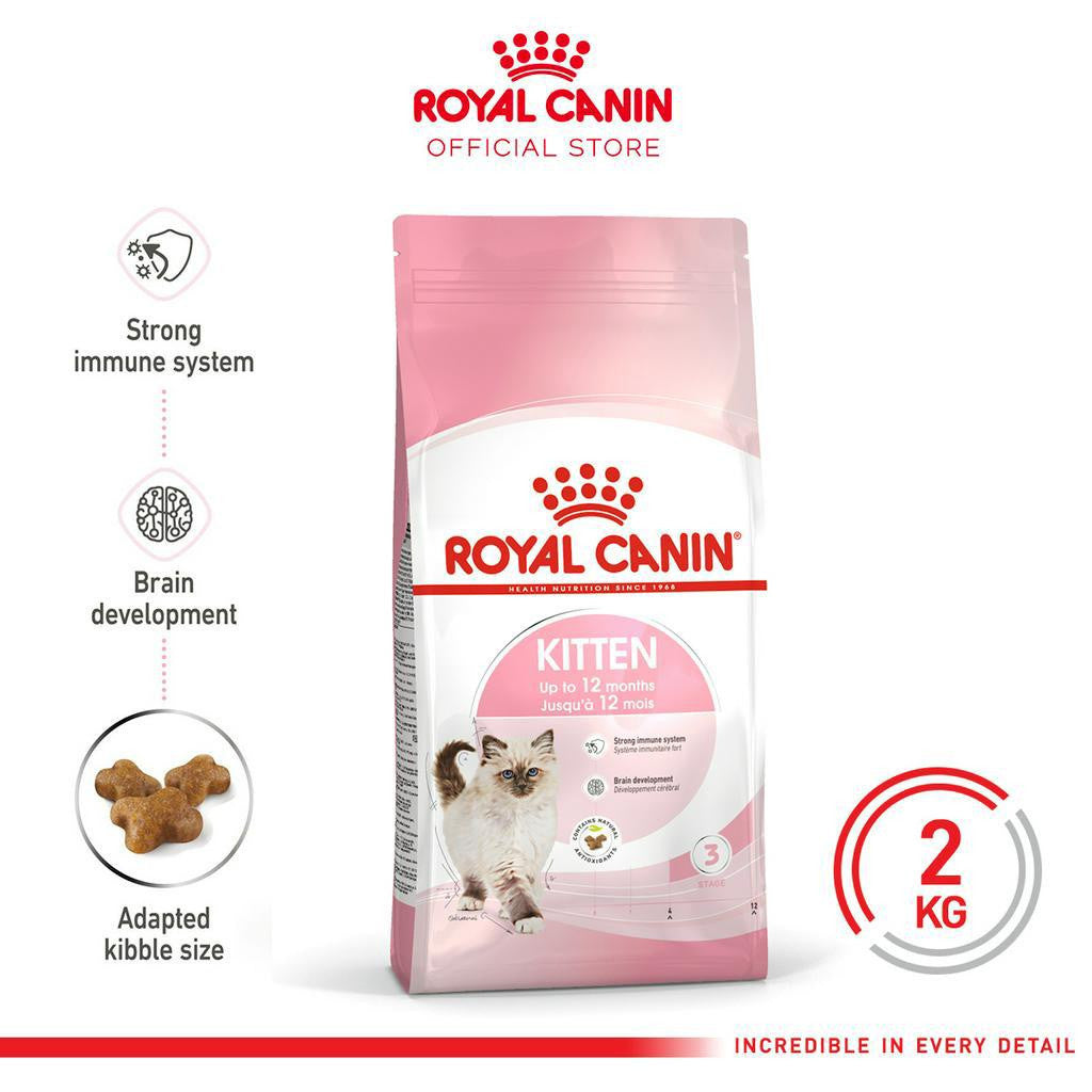 Royal Canin Kitten (2kg) Dry Cat Food Makanan Anak Kucing - Feline Health Nutrition