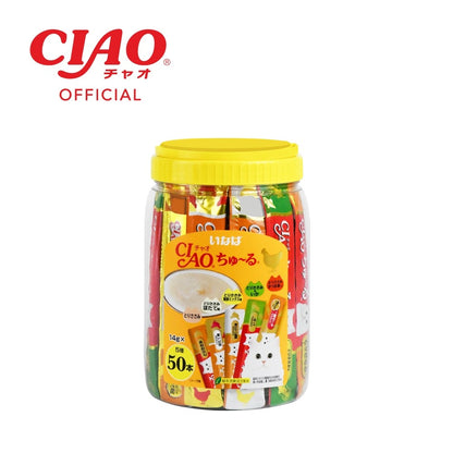 CIAO Churu Variety - Assorted (50 Pcs/Bottle)