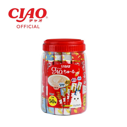 CIAO Churu Variety - Assorted (50 Pcs/Bottle)