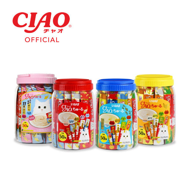 CIAO Churu Variety - Assorted (50 Pcs/Bottle)