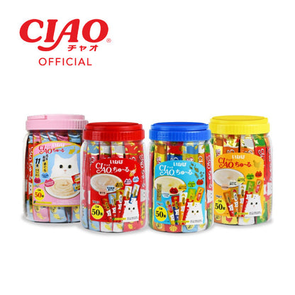 CIAO Churu Variety - Assorted (50 Pcs/Bottle)