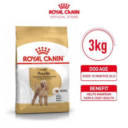 Royal Canin Poodle Adult (3kg) Dry Dog Food Makanan Anjing - Breed Health Nutrition