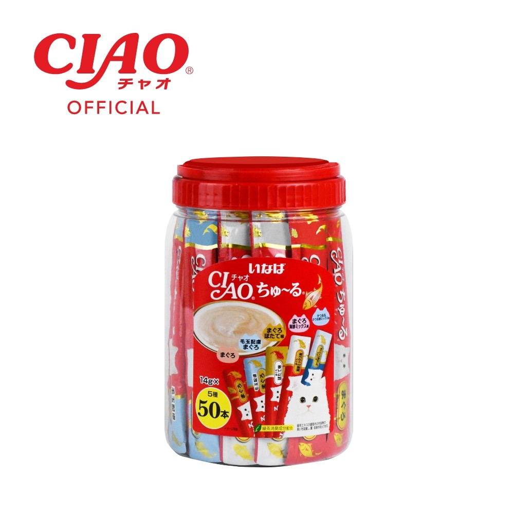 CIAO Churu Variety - Assorted (50 Pcs/Bottle)