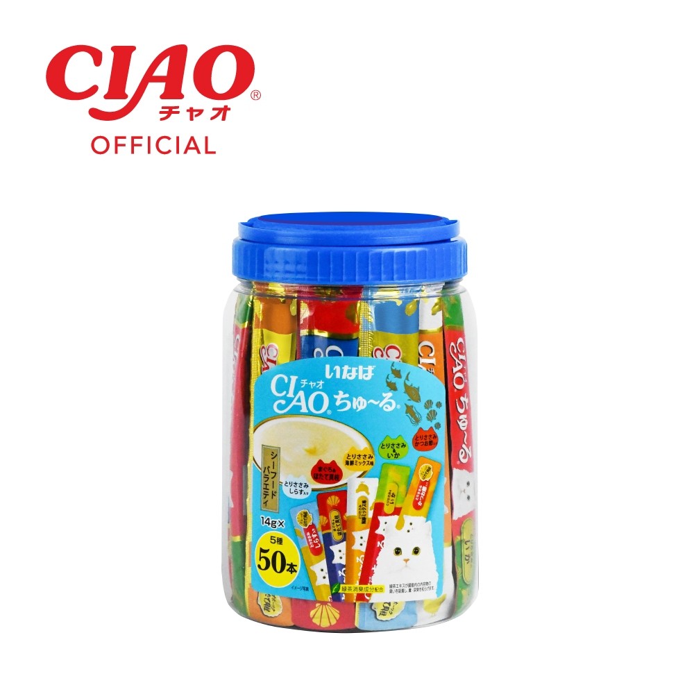 CIAO Churu Variety - Assorted (50 Pcs/Bottle)