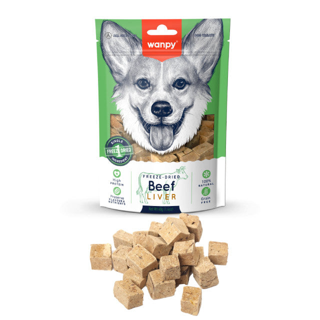WANPY Freeze Dried Treats For Dog Assorted (40g)