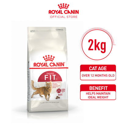Royal Canin Fit 32 Adult (2kg) Dry Cat Food Makanan Kucing - Feline Health Nutrition