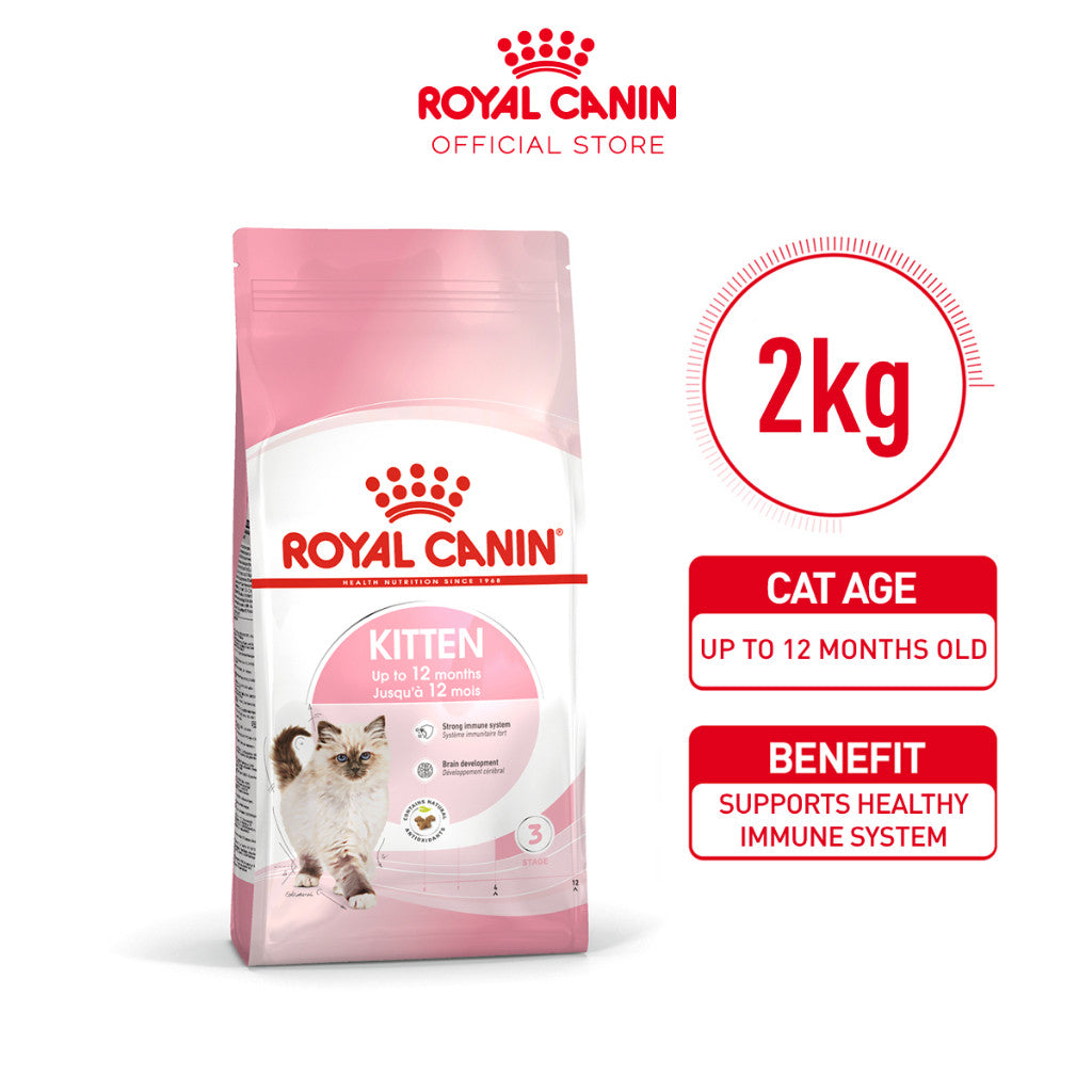 Royal Canin Kitten (2kg) Dry Cat Food Makanan Anak Kucing - Feline Health Nutrition
