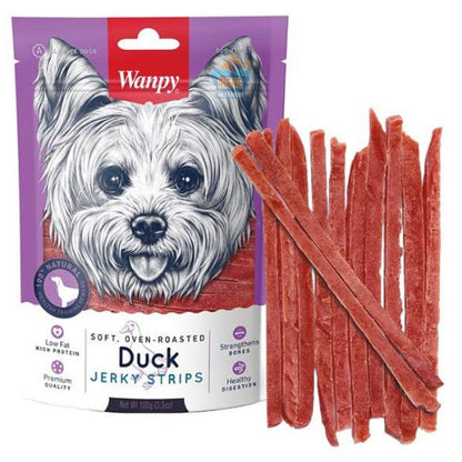 Wanpy Duck Jerky Dog Treats 100g