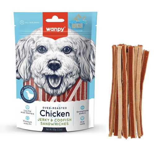 Wanpy Chicken Dog Treats 100g