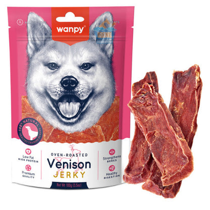 Wanpy Venison/Beef Treat for Dog 100g