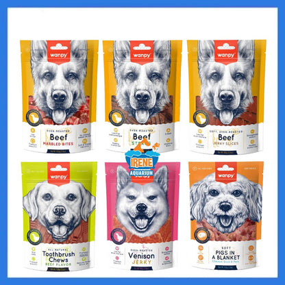 Wanpy Venison/Beef Treat for Dog 100g