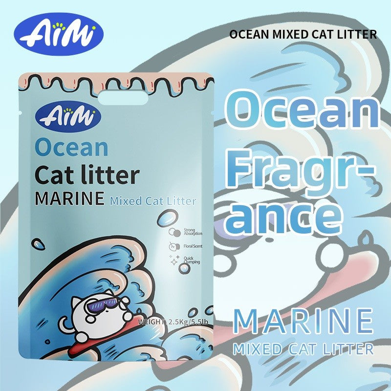 FUREVER365 | AIMI Premium Super Clumping Cat Litter Tofu Cat Litter Sand | SINGLE PACK Pasir Kucing