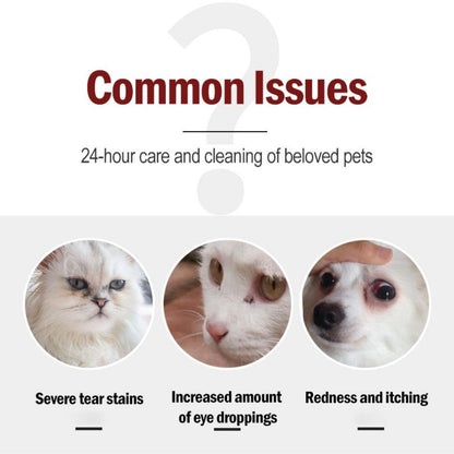 KOJIMA 120pcs Tear Stain Wipes: Ear Mite Cleaning for Cats & Dogs