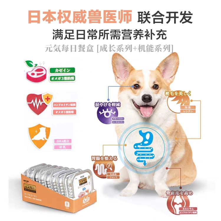 DentDoc 100g Wet Dog Food: Premium Chicken & Beef Protein Puppy Tray