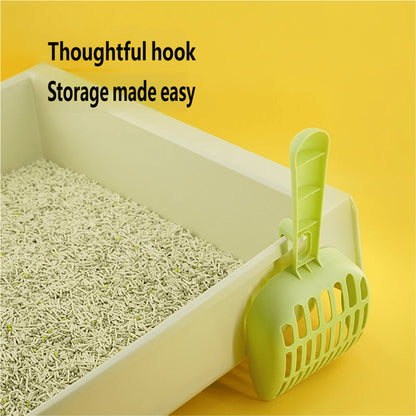 FUREVER365 Durable Cat Litter Scoop: Grid Design Efficient Poop Shovel Tool