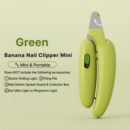 AIWO LED Pet Nail Clippers: Anti-Splash Safe Claw Trimmer for Grooming