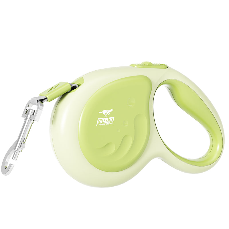 AIWO Outdoor Retractable Pet Leash: 150kg Pull Limit LED Light Walking Rope