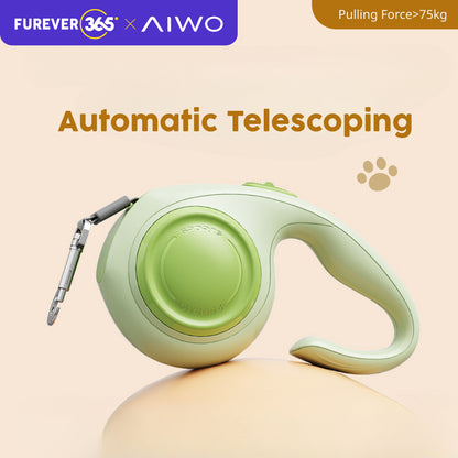 FUREVER365 3m Automatic Retractable Leash: 100kg Strong Traction for Medium Dogs